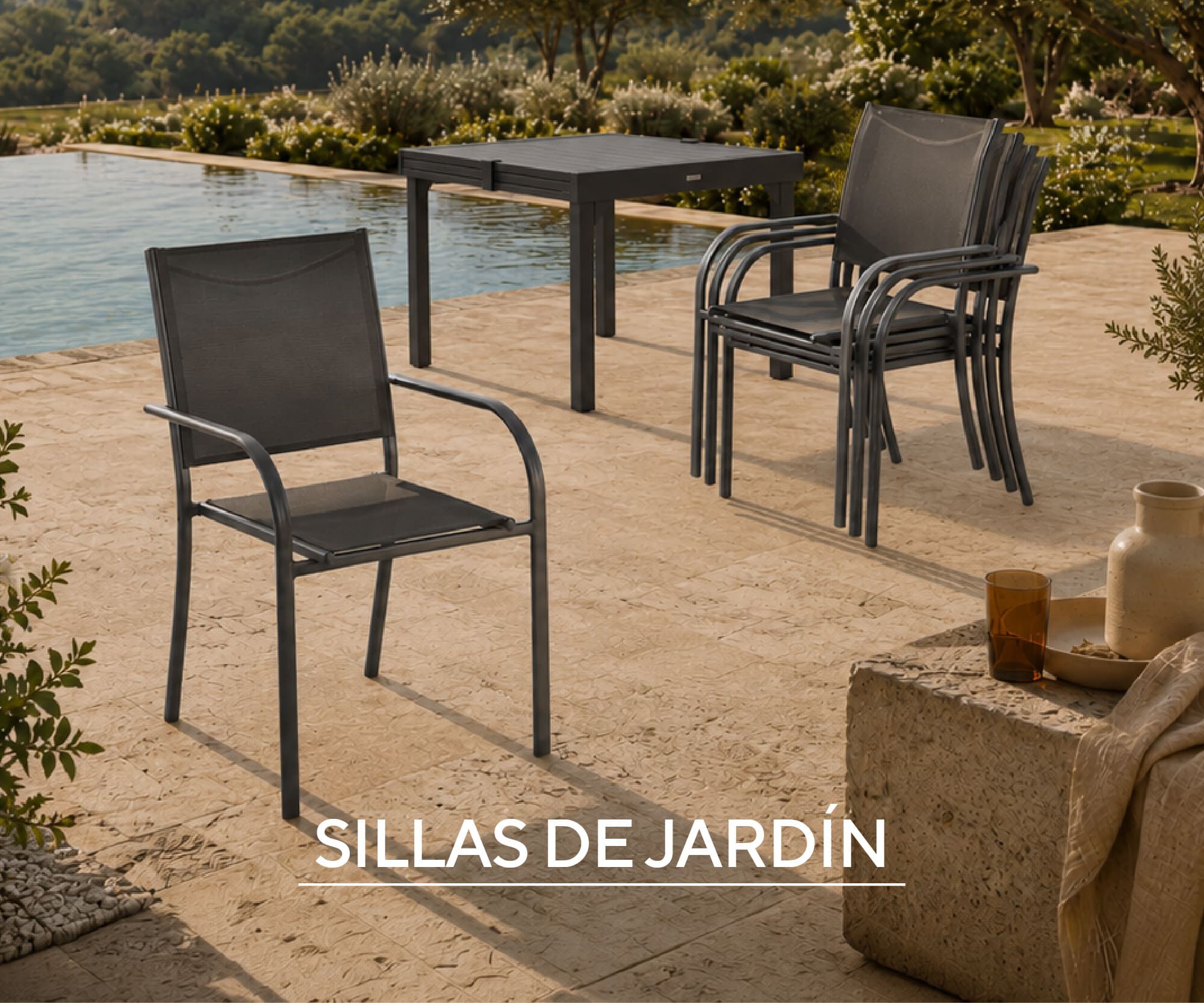 Sillas de jard&iacute;n para terraza
